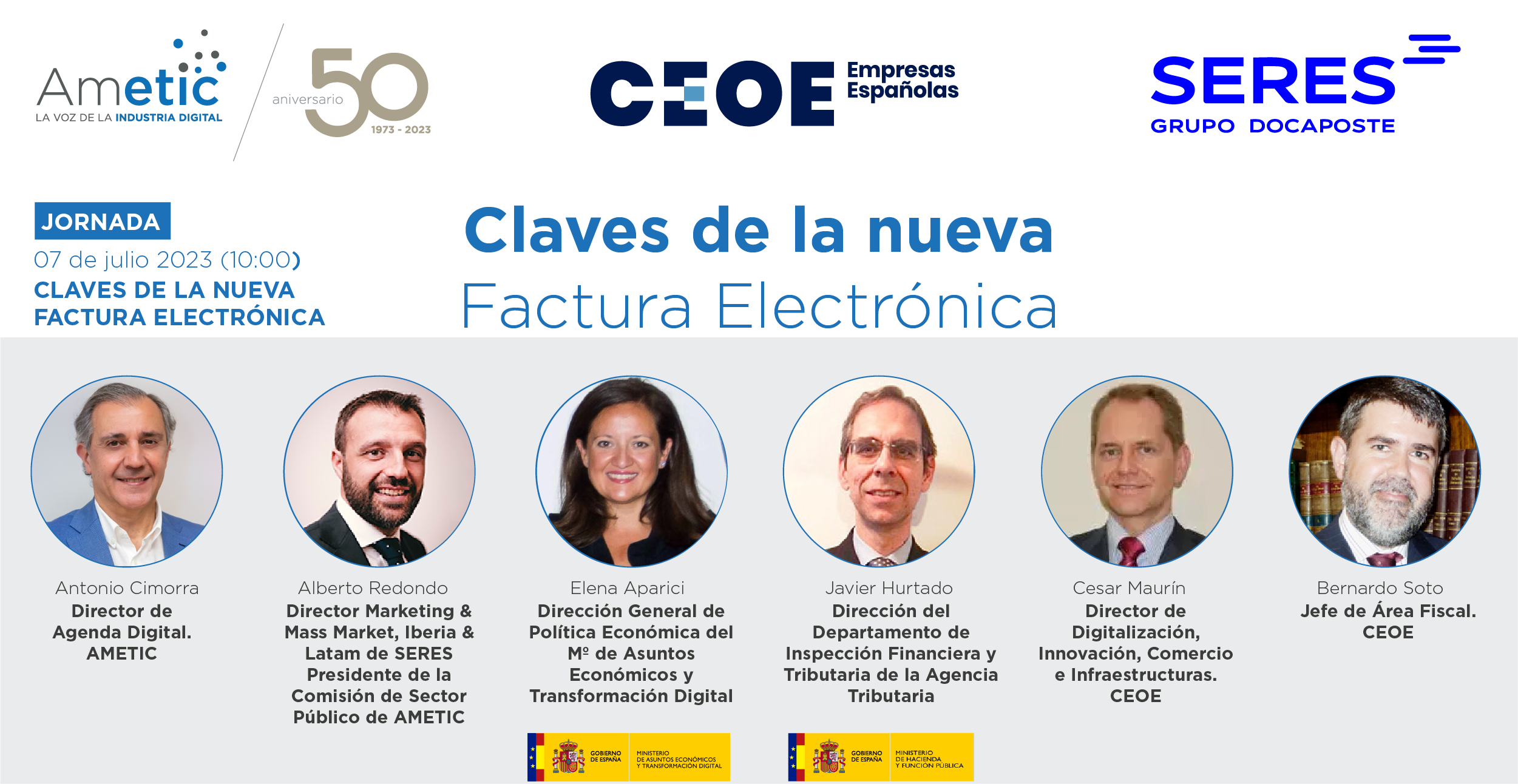 Evento claves factura electrónica AMETIC y CEOE